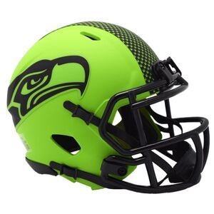 Seattle Seahawks RAVE Riddell Speed Mini NFL Football Helmet